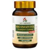 My Herbs Mio Inozytol N-Acetylo-L-Cysteina, premium, 60 kapsułek - miniaturka zdjęcia produktu
