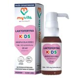 MyVita Laktoferyna Kids, krople, od 6 miesiąca, 20 ml - miniaturka zdjęcia produktu