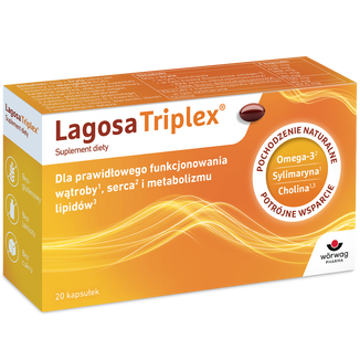 Lagosa Triplex, 20 kapsułek - zdjęcie produktu
