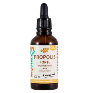 MyVita Propolis Forte, krople, 100 ml MyVita Propolis Forte, krople, 100 ml - zdjęcie produktu