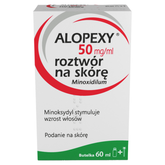 Alopexy 5% (50 mg/ ml) roztwór do stosowania na skórę, 60 ml - zdjęcie produktu