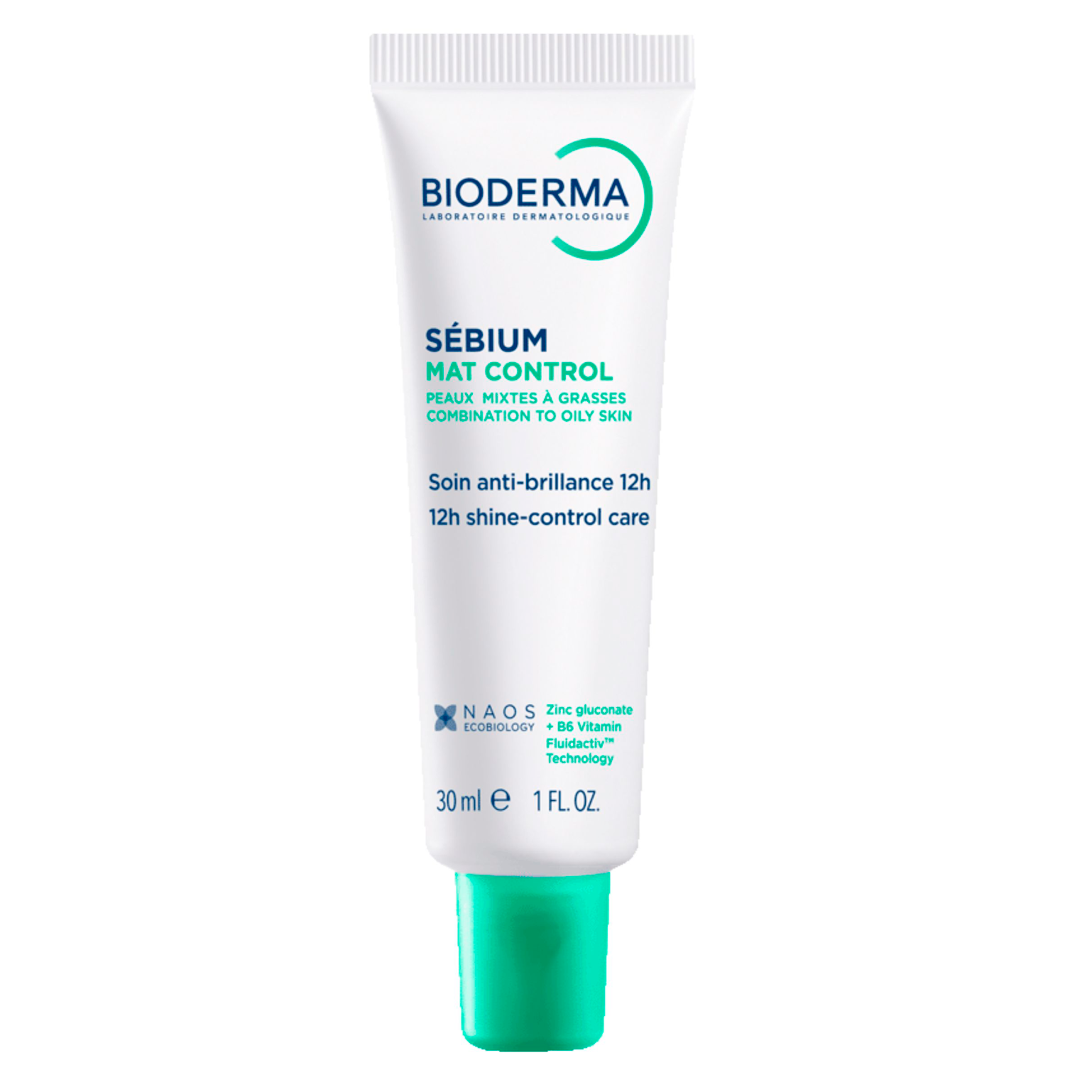 Bioderma Sebium Mat Control, mattierend Feuchtigkeitscreme für fettige Haut und Mischhaut, 30 ml