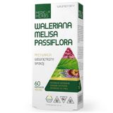 Medica Herbs Waleriana, Melisa, Passiflora, 60 kapsułek - miniaturka zdjęcia produktu