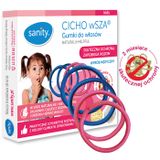 Sanity Cicho Wsza, gumki do włosów przeciw wszom, 4 sztuki - miniaturka zdjęcia produktu
