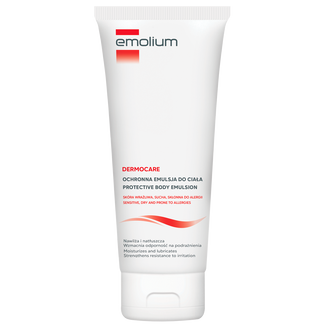 Emolium Dermocare, ochronna emulsja do ciała od 1 dnia życia, 200 ml - zdjęcie produktu
