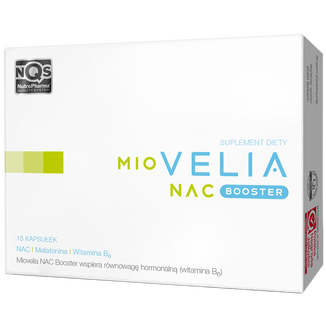Miovelia NAC Booster, 15 kapsułek Miovelia NAC Booster, 15 kapsułek - zdjęcie produktu