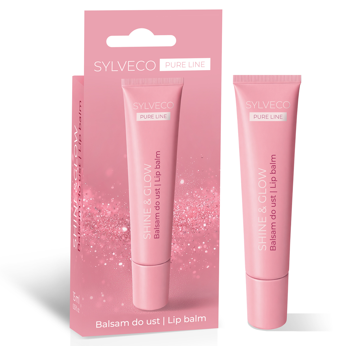 Nieznana Sylveco Pure Line Shine&Glow, balsam do ust, 15 ml