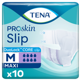 Tena Slip ProSkin Maxi, pieluchomajtki, rozmiar M, 73-122 cm, 10 sztuk - miniaturka zdjęcia produktu