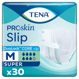 Tena Slip ProSkin Super, pieluchomajtki, rozmiar M, 73-122 cm, 30 sztuk - miniaturka zdjęcia produktu