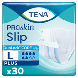 Tena Slip ProSkin Plus, pieluchomajtki, rozmiar L, 92-144 cm, 30 sztuk - miniaturka zdjęcia produktu