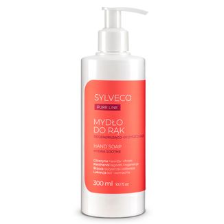 Sylveco Pure Line, mydło do rąk regenerująco-oczyszczające, 300 ml - zdjęcie produktu