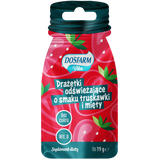Dosfarm Drażetki odświeżające z witaminą D, smak truskawka i mięta, 19 g - miniaturka zdjęcia produktu