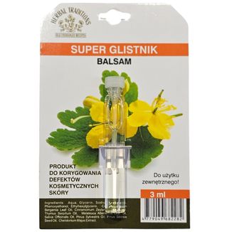 Herbal Traditions Super Glistnik, balsam do pielęgnacji skóry, 3 ml USZKODZONE OPAKOWANIE Herbal Traditions Super Glistnik, balsam do pielęgnacji skóry, 3 ml USZKODZONE OPAKOWANIE - zdjęcie produktu