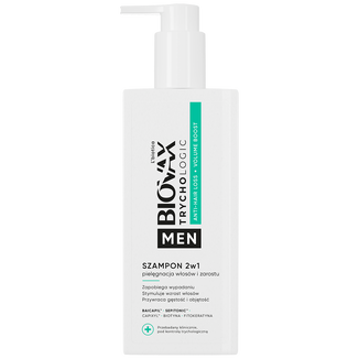Biovax Trychologic, szampon 2w1 do włosów i zarostu dla mężczyzn, 200 ml - zdjęcie produktu