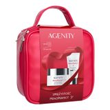 Zestaw Agenity MenoPerfect 3° Sprężystość w kosmetyczce, łagodzący krem wypełniający na dzień, SPF 20, 50 ml + odżywczy krem wypełniający na noc, 25 ml - miniaturka zdjęcia produktu