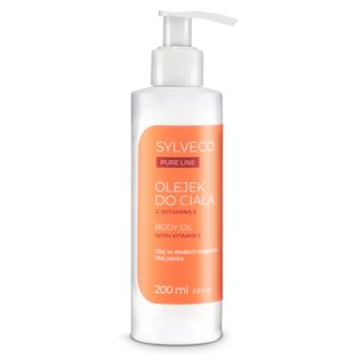 Sylveco Pure Line, olejek do ciała z witaminą E, 200 ml - zdjęcie produktu