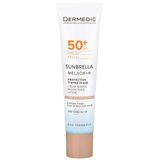 Dermedic Sunbrella, tonujący, lekki krem ochronny do twarzy, skóra wrażliwa, SPF 50+, 40 ml - miniaturka zdjęcia produktu
