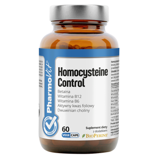 Pharmovit Homocysteine Control, 60 kapsułek Pharmovit Homocysteine Control, 60 kapsułek - zdjęcie produktu