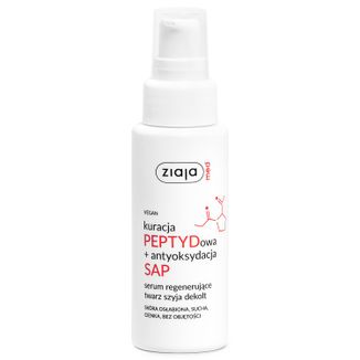 Ziaja Med Kuracja peptydowa + antyoksydacja SAP, serum regenerujące, 50 ml - zdjęcie produktu