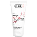 Ziaja Med Kuracja peptydowa + antyoksydacja SAP, krem na noc, 50 ml - miniaturka zdjęcia produktu