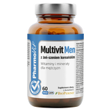 Pharmovit Multivit Men z żeń-szeniem koreańskim, 60 kapsułek - miniaturka zdjęcia produktu