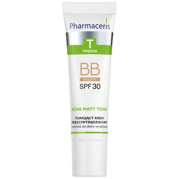 Pharmaceris Pharmaceris T Acne Matt Tone BB, tönend Creme gegen Akne, 01 light, SPF 30, 30 ml — Inhaltsstoffe und Bewertung