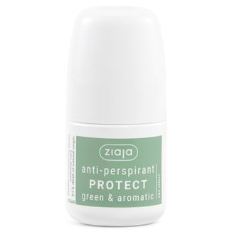 Ziaja Anti-Perspirant Protect Green&Aromatic, antyperspirant roll-on, 60 ml Ziaja Anti-Perspirant Protect Green&Aromatic, antyperspirant roll-on, 60 ml - zdjęcie produktu
