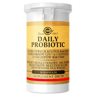Solgar Daily Probiotic, 30 kapsułek - zdjęcie produktu