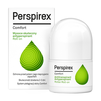 Perspirex Comfort, antyperspirant roll-on, 20 ml - zdjęcie produktu
