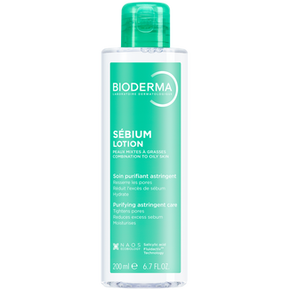 Bioderma Sebium Lotion, pielęgnacja nawilżająca do twarzy, 200 ml Bioderma Sebium Lotion, pielęgnacja nawilżająca do twarzy, 200 ml - zdjęcie produktu