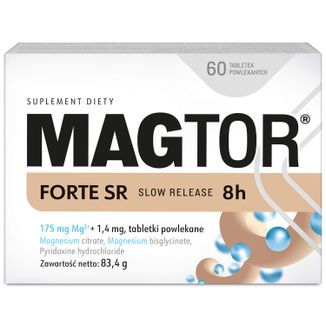 Magtor Forte SR, 60 tabletek Magtor Forte SR, 60 tabletek - zdjęcie produktu