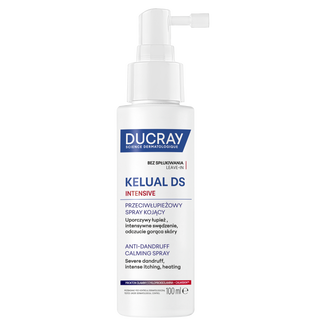 Ducray Kelual DS Intensive, kojący spray przeciwłupieżowy, 100 ml - zdjęcie produktu