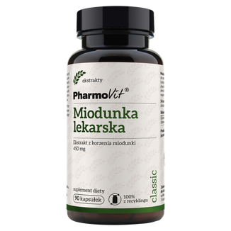 Pharmovit Miodunka lekarska, 90 kapsułek Pharmovit Miodunka lekarska, 90 kapsułek - zdjęcie produktu