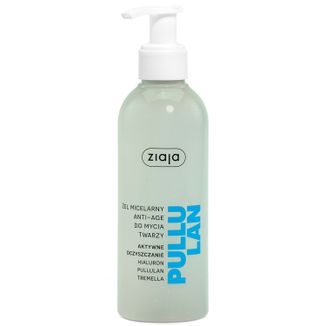 Ziaja Pullulan, żel micelarny anti-age do mycia twarzy, 200 ml - zdjęcie produktu