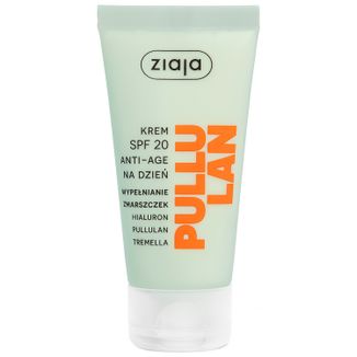 Ziaja Pullulan, krem anti-age na dzień, SPF 20, 50 ml - zdjęcie produktu