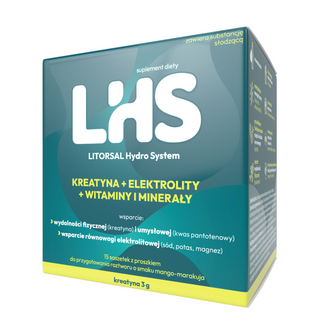 LHS Litorsal Hydro System, smak mango-marakuja, 8 g x 15 saszetek - zdjęcie produktu