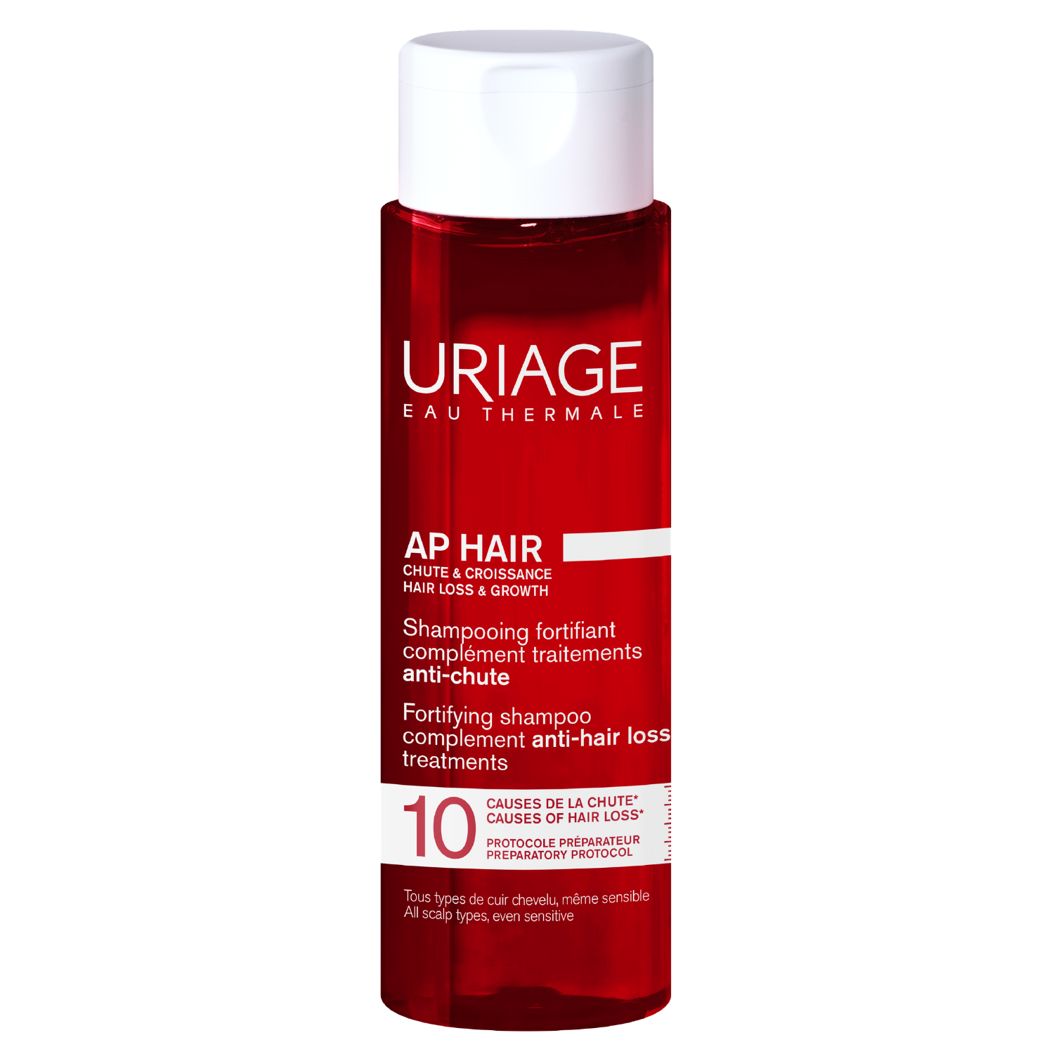Uriage Uriage Ap Hair, Shampoo kräftigend gegen Haarausfall, 200 ml — Inhaltsstoffe und Bewertung
