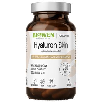 Biowen Hyaluron Skin, 60 kapsułek Biowen Hyaluron Skin, 60 kapsułek - zdjęcie produktu