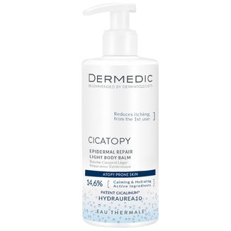 Dermedic Cicatopy, lekki balsam do ciała odbudowujący naskórek, 300 ml Dermedic Cicatopy, lekki balsam do ciała odbudowujący naskórek, 300 ml - zdjęcie produktu