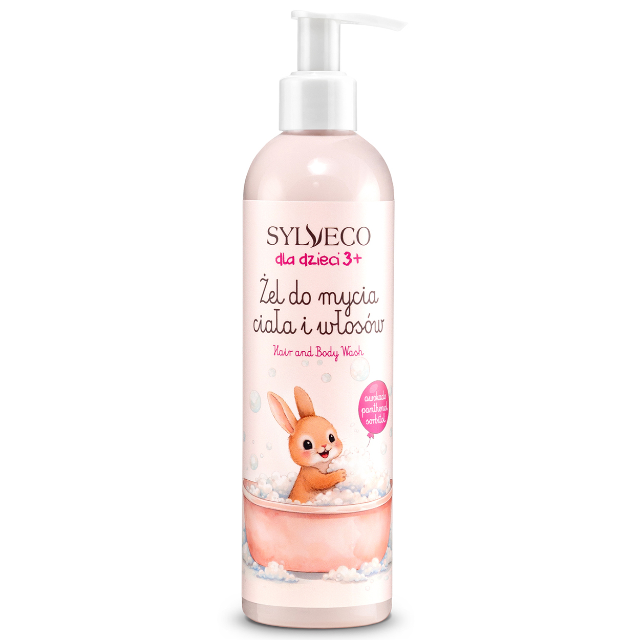 Nieznana Sylveco Dla Dzieci, żel do mycia ciała i włosów, arbuzowy, od 3 lat, 300 ml