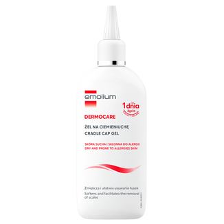 Emolium Dermocare, żel na ciemieniuchę, od urodzenia, 150 ml Emolium Dermocare, żel na ciemieniuchę, od urodzenia, 150 ml - zdjęcie produktu