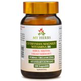 My Herbs Cytrynian magnezu i Witamina B6, 100 kapsułek - miniaturka zdjęcia produktu