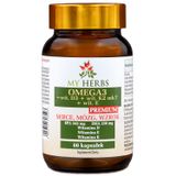 My Herbs Omega 3 z witaminami D3, K2 MK7, E, 60 kapsułek - miniaturka zdjęcia produktu