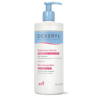 Dexeryl, odżywcze mleczko do ciała, 500 ml Dexeryl, odżywcze mleczko do ciała, 500 ml - zdjęcie produktu