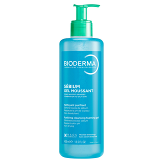 Bioderma Sebium Gel Moussant, antybakteryjny żel do mycia twarzy, cera mieszana i trądzikowa, 400 ml Bioderma Sebium Gel Moussant, antybakteryjny żel do mycia twarzy, cera mieszana i trądzikowa, 400 ml - zdjęcie produktu