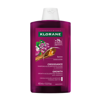 Klorane Wzrost, szampon przyśpieszający wzrost włosów, 400 ml - zdjęcie produktu