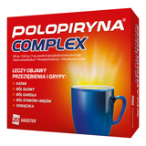 Polopiryna Complex 500 mg + 15,58 mg + 2 mg, proszek do sporządzania roztworu doustnego, 20 saszetek - miniaturka zdjęcia produktu