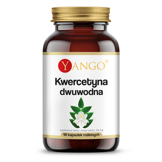 Yango Kwercetyna dwuwodna, 90 kapsułek Yango Kwercetyna dwuwodna, 90 kapsułek - zdjęcie produktu
