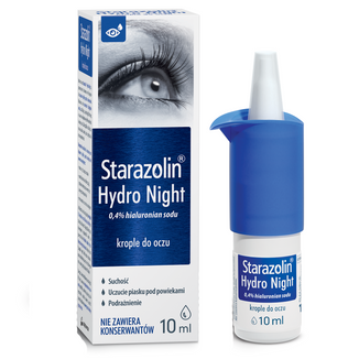 Starazolin Hydro Night, krople do oczu, 10 ml - zdjęcie produktu