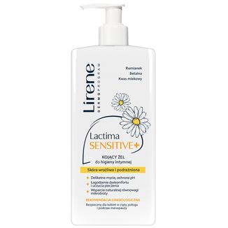Lirene Lactima Intense+, nawilżająca emulsja do higieny intymnej, 300 ml - zdjęcie produktu